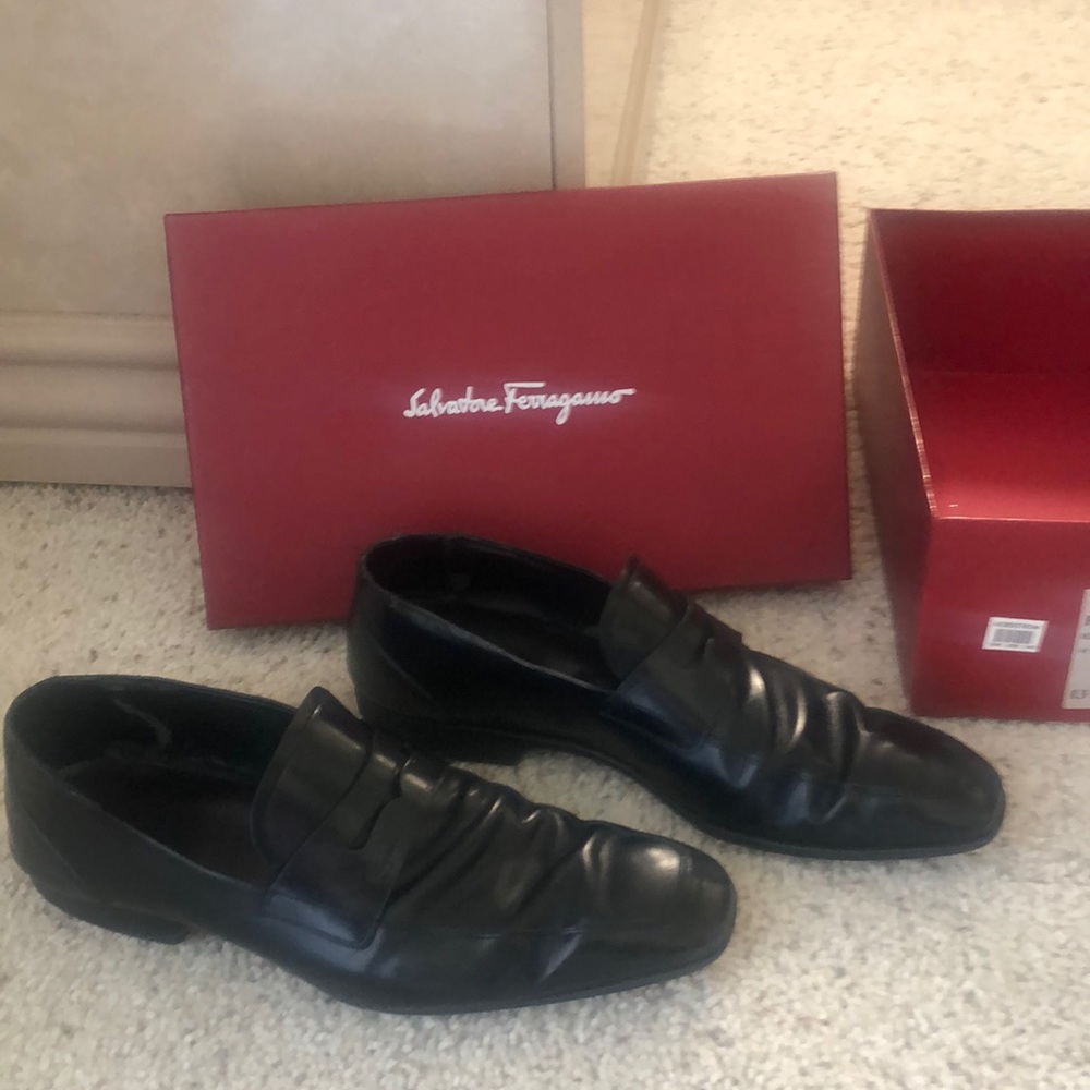 Salvadore Ferragamo Men’s shoes Pueblo 13 D Black